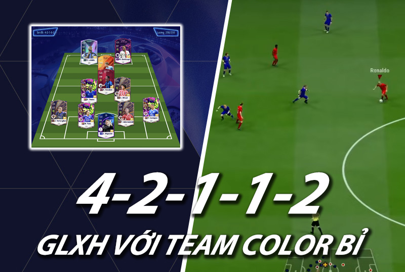 GLXH FC Online : Hạng 5 rank Hàn với team color Bỉ