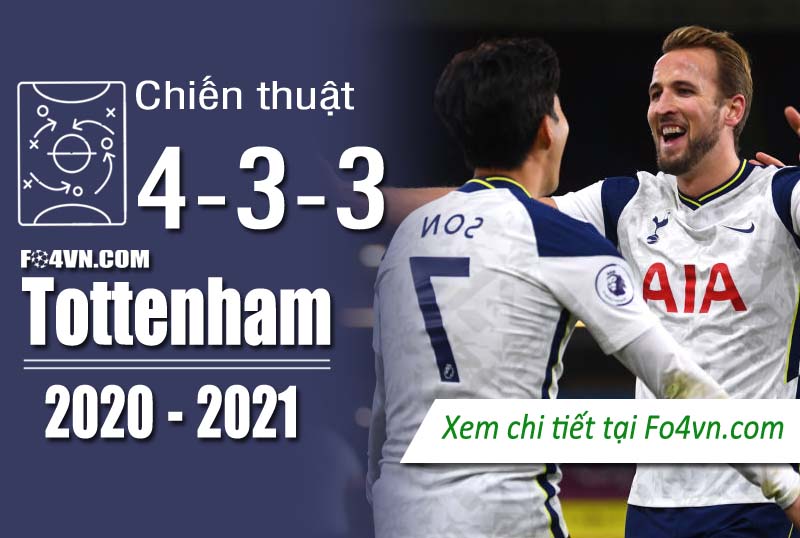 Chiến thuật 4-3-3 của Tottenham 2020-2021