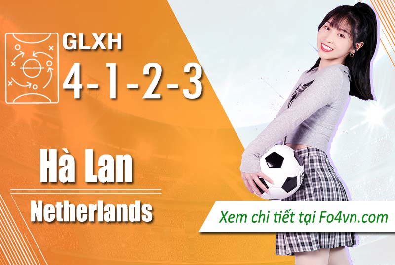 GLXH với 4-1-2-3 Team Hà Lan