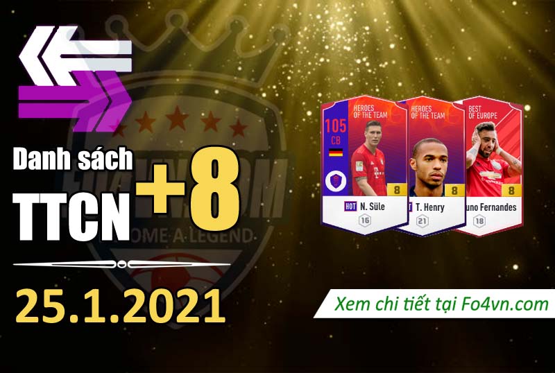 Tổng hợp TTCN+8 ngày 25.1.2021 | Group FO4VN