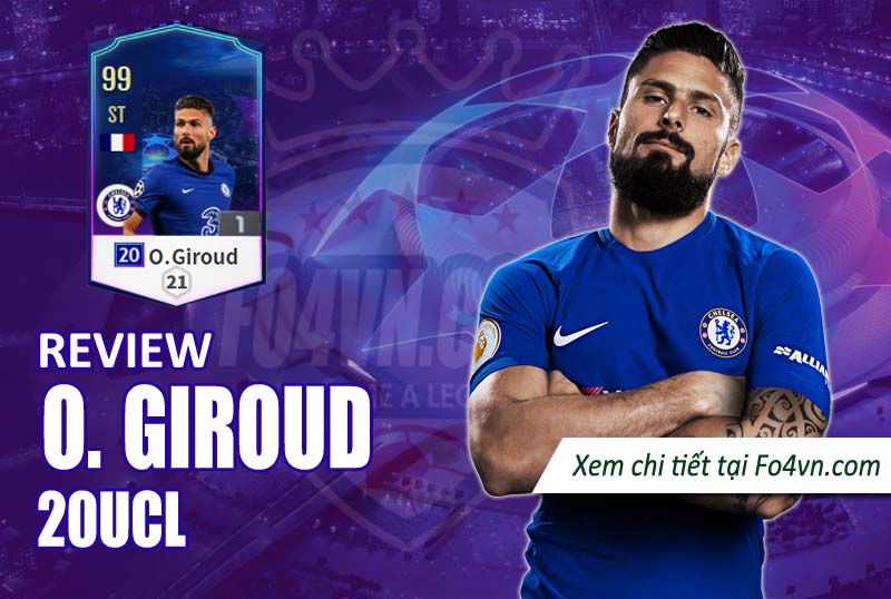 Review Olivier Giroud 20UCL