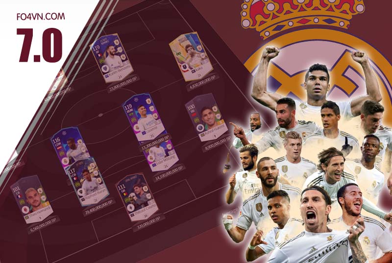 [ 7.0 ] Team Real Madrid siêu sao - bàn phím