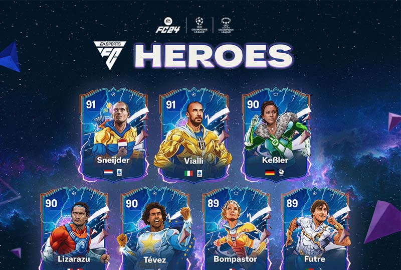 EA SPORTS FC 24 chốt danh sách 19 Hero mới