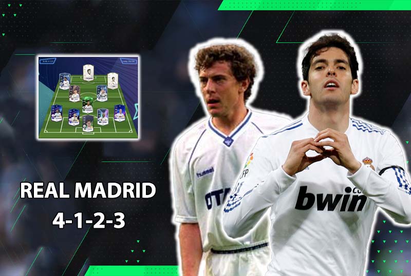 Chiến thuật FC Online : 4123 chuẩn meta leo rank với team color Real Madrid