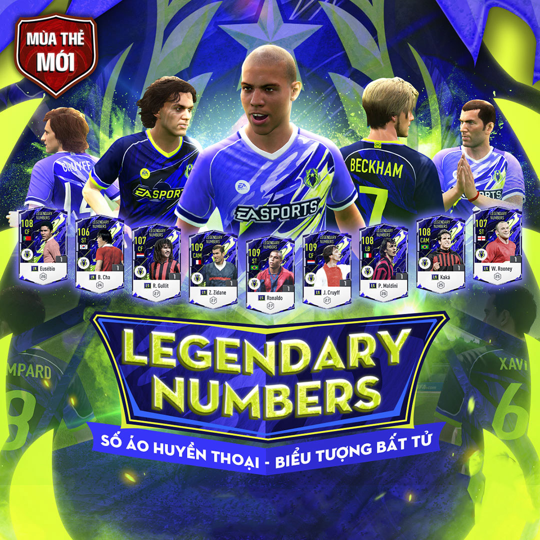 Top những cầu thủ vẫn còn hữu dụng mùa thẻ Legendary Numbers