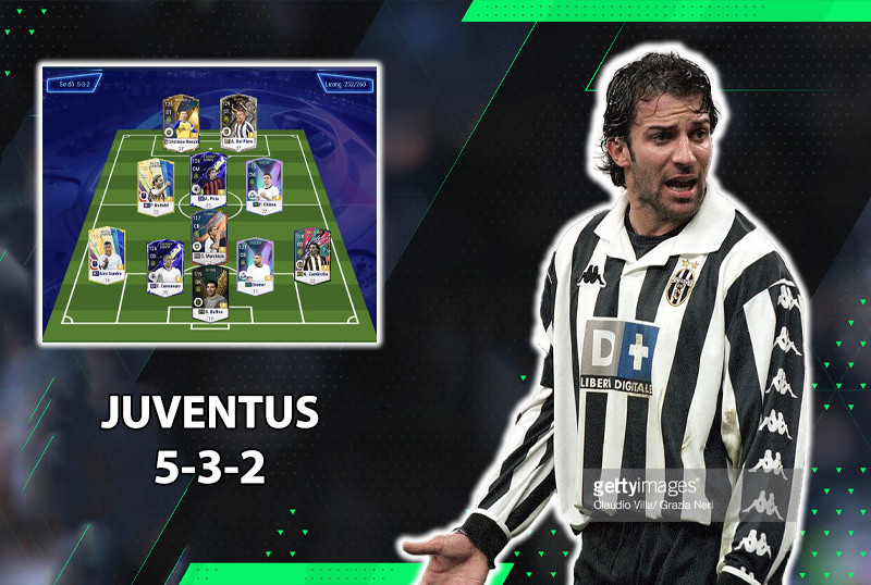 Chiến thuật FC Online : Sơ đồ 532 với team color Juventus