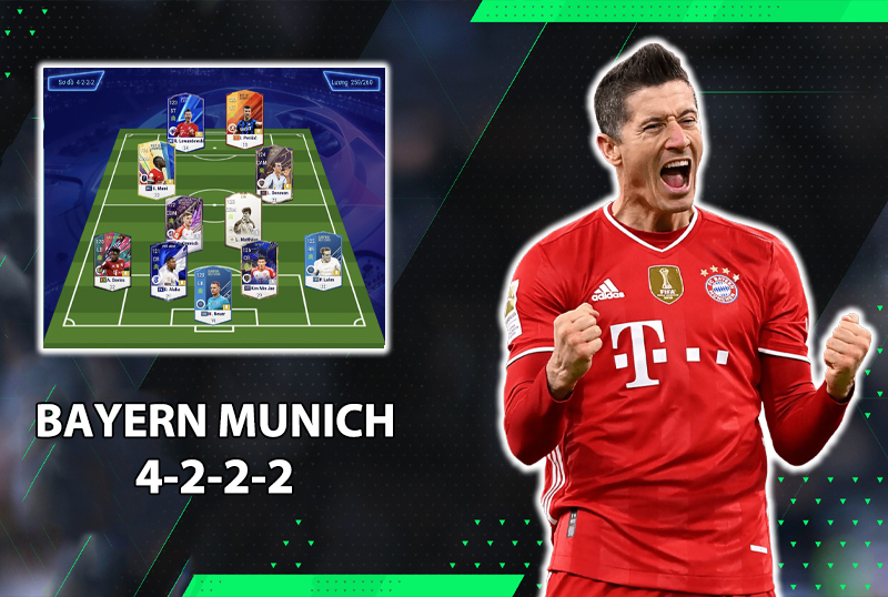 Chiến thuật FC Online : Sơ đồ 4222 meta mới với Bayern Munich