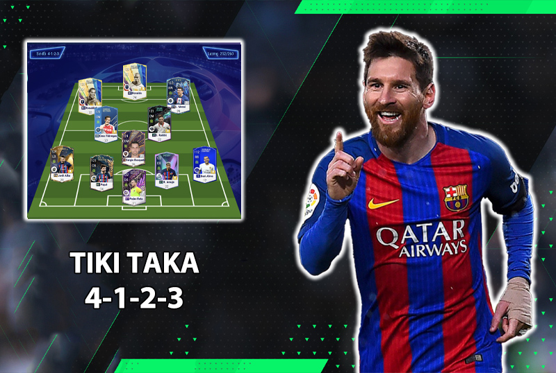 Chiến thuật FC Online : Sơ đồ 4123 meta mới với Tiki Taka Barca