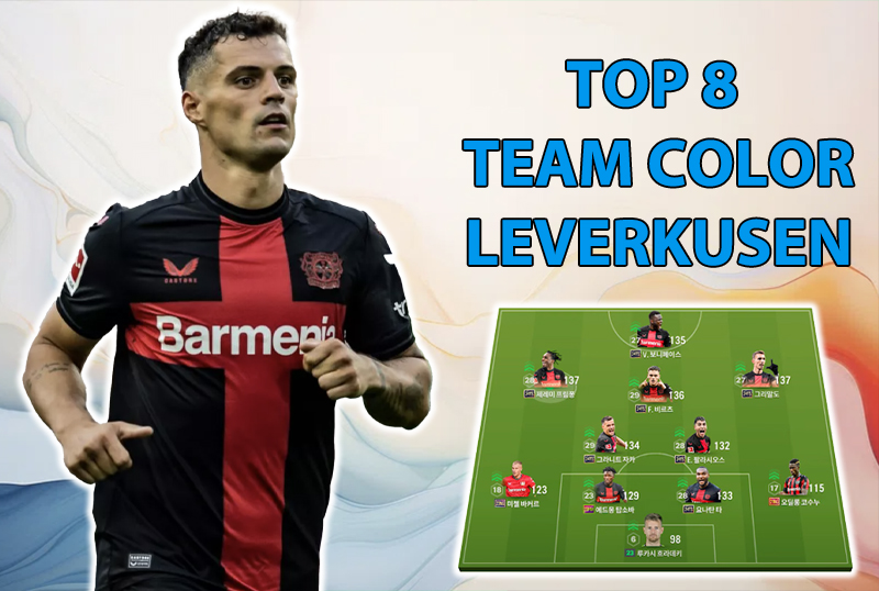 Tham khảo 8 đội hình top rank Hàn với team color Bayer Leverkusen