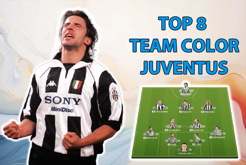 Tham khảo 8 đội hình top rank Hàn với team color Juventus