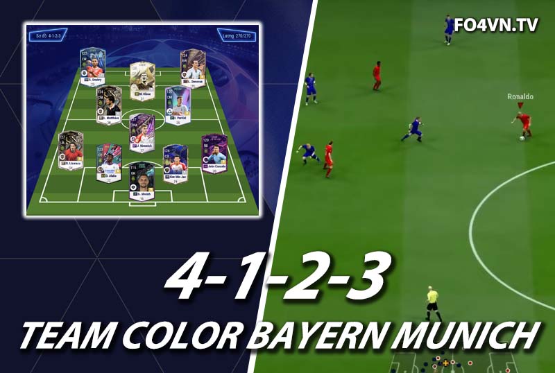 Chiến thuật FC Online : Sơ đồ 4123 CF rank siêu sao Hàn với Bayern Munich