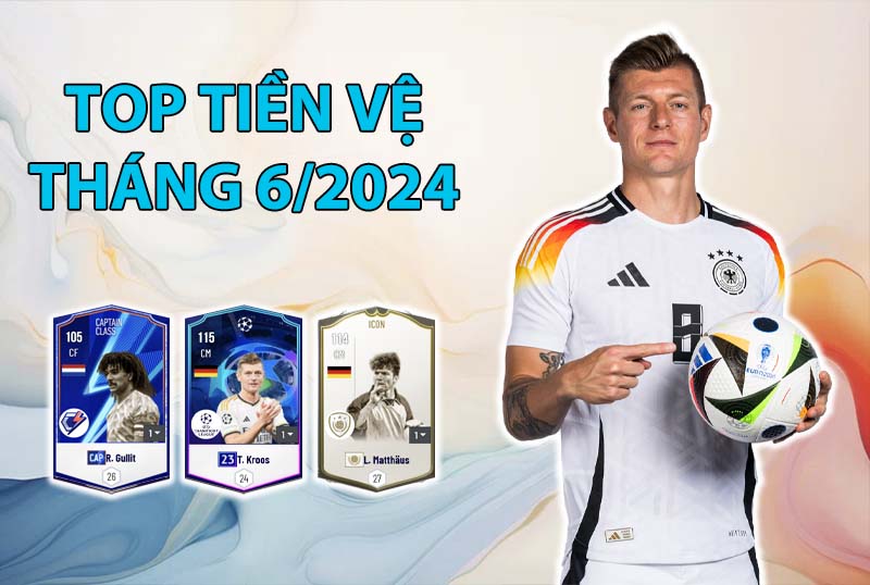 Những cầu thủ được dùng nhiều nhất FC Online tháng 1/2025 vị trí tiền vệ