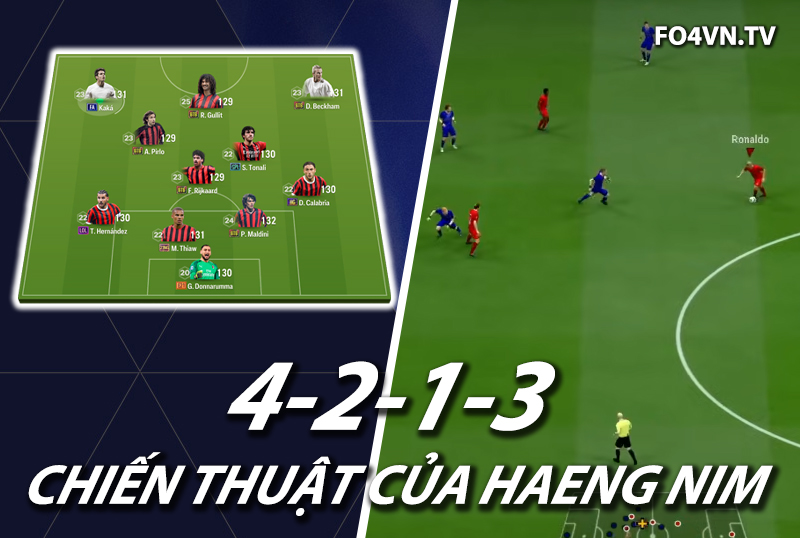 Chiến thuật FC Online : Sơ đồ 4213 với AC Milan của Haeng Nim