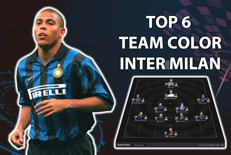 Tham khảo 6 đội hình top rank Hàn với team color Inter Milan