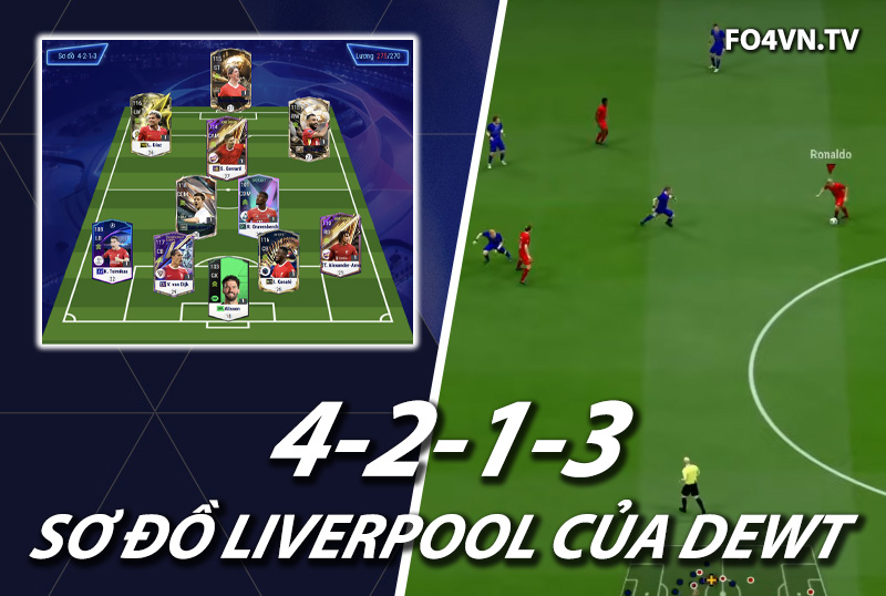 Chiến thuật FC Online : Sơ đồ 4213 với team Liverpool của Dewt