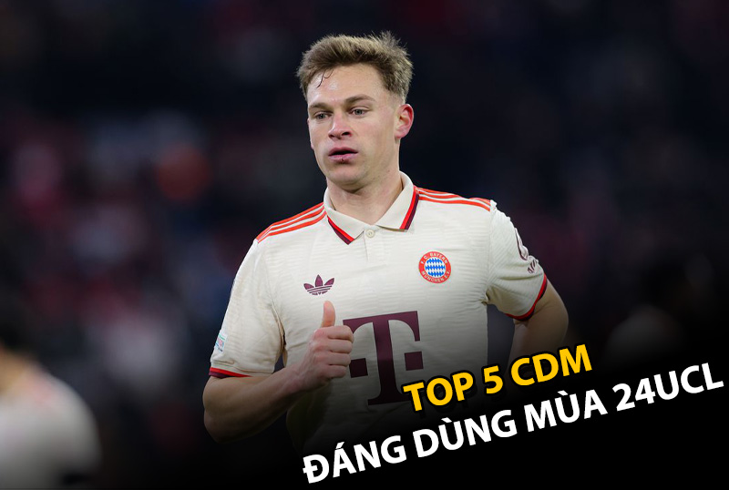 Top 5 tiền vệ phòng ngự đáng chú ý nhất mùa 24UCL trong rank FC Online Hàn