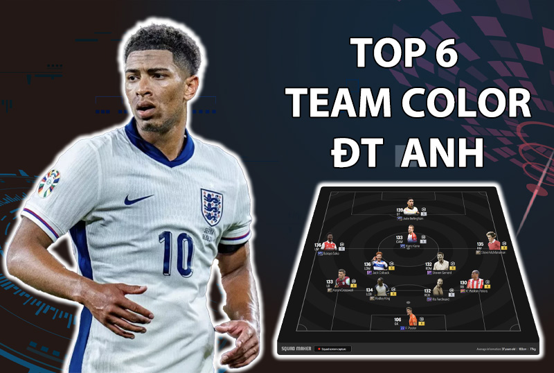 Tham khảo 6 đội hình top rank Hàn với team color ĐTQG Anh