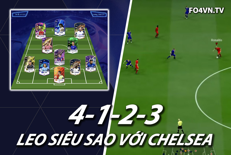 Chiến thuật FC Online : Sơ đồ 4123 với team Chelsea của Park Jun Hyo