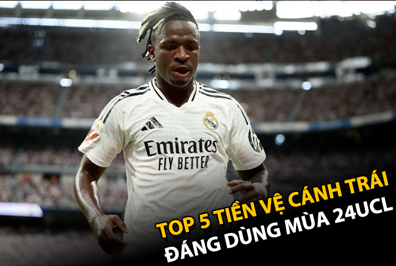 Top 5 tiền vệ cánh trái đáng chú ý nhất mùa 24UCL trong rank FC Online Hàn