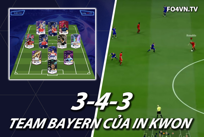 Chiến thuật FC Online : Sơ đồ 343 với team Bayern Munich của In Kwon