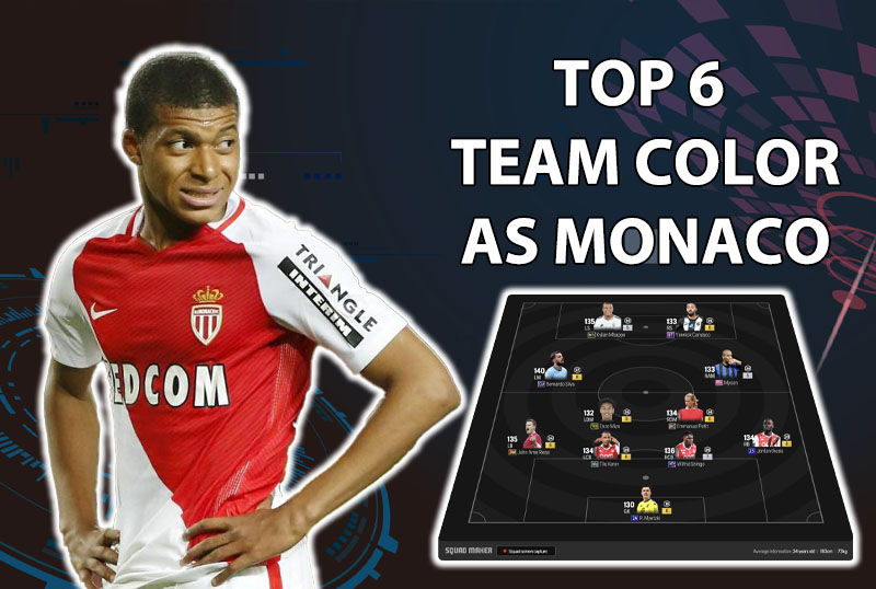 Tham khảo 6 đội hình top rank Hàn với team color Monaco