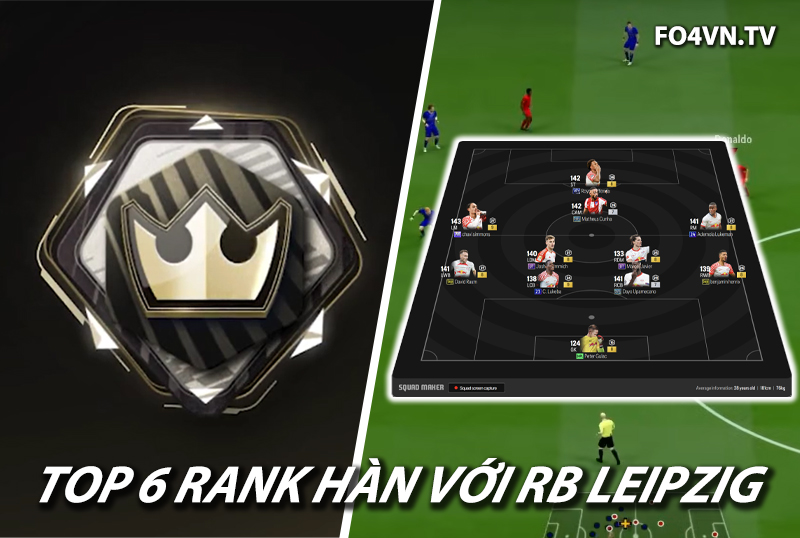 Top 6 đội hình team color RB Leipzig rank siêu sao Hàn