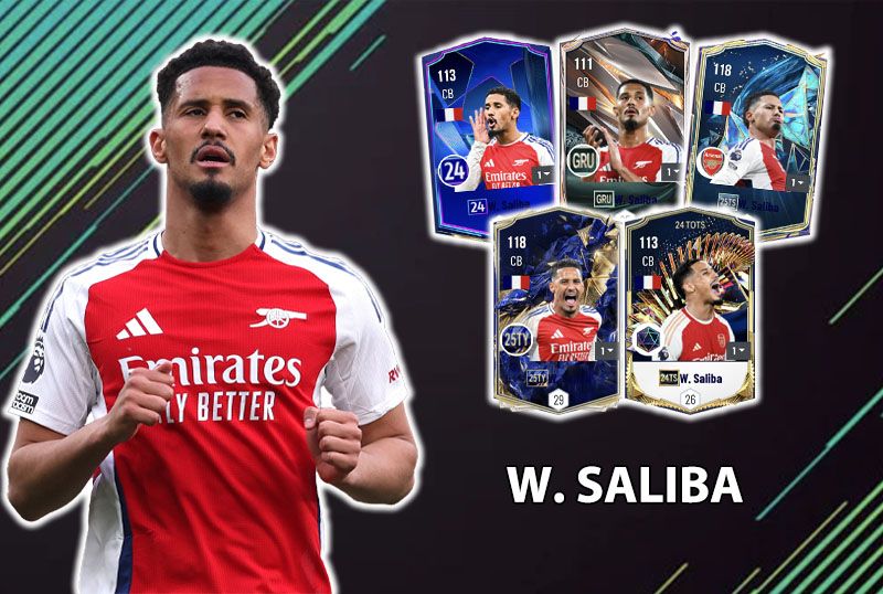 Đi tìm mùa giải tốt nhất của William Saliba trong FC Online