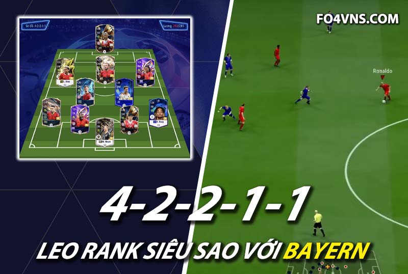 Chiến thuật FC Online : Phát huy sức mạnh team Bayern với sơ đồ 42211