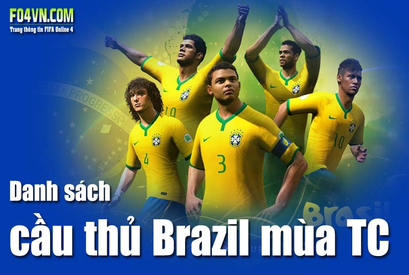 Danh sách cầu thủ Brazil mùa TC