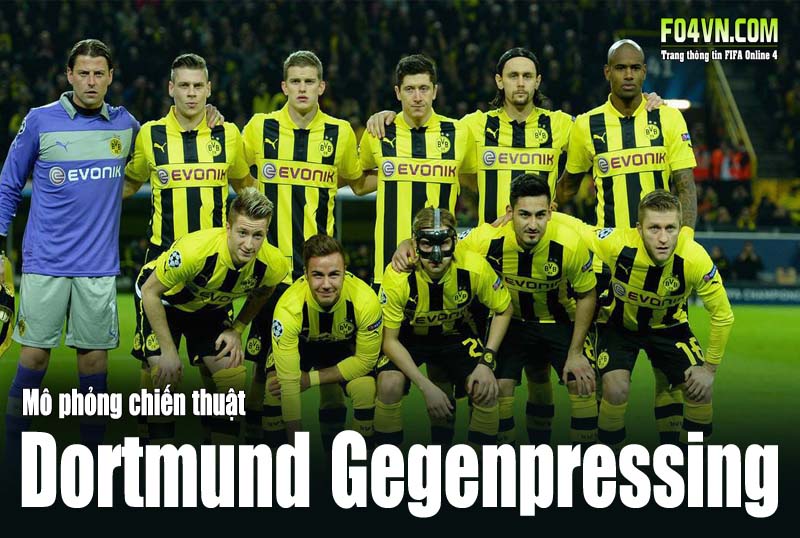 Sơ đồ 4-2-3-1 : Dortmund và lối đá Gegenpressing
